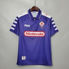Fiorentina RUI COSTA #10 BATISTUTA #9 Retro Jersey Home 1998/99