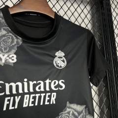 2024/25 Real Madrid Y-3 Fourth Kids Jersey white Kit