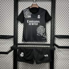 2024/25 Real Madrid Y-3 Fourth Kids Jersey white Kit