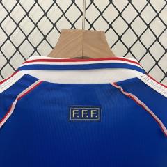 1998 World Cup France Home Kids Retro Jersey Final