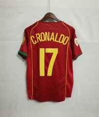 2004 Euro Cup Portugal Home Retro Jersey