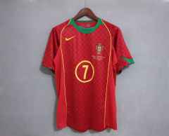 2004 Euro Cup Portugal Home Retro Jersey