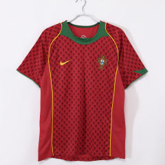 2004 Euro Cup Portugal Home Retro Jersey