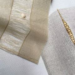 蚕丝手工草麻帘