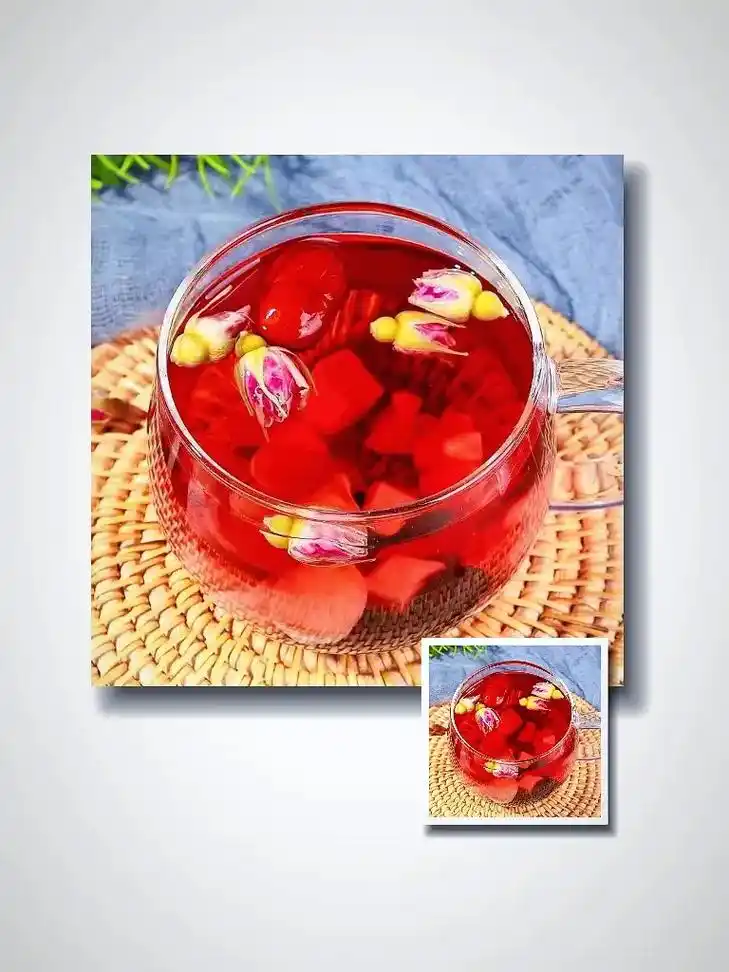 Mulberry rose tea