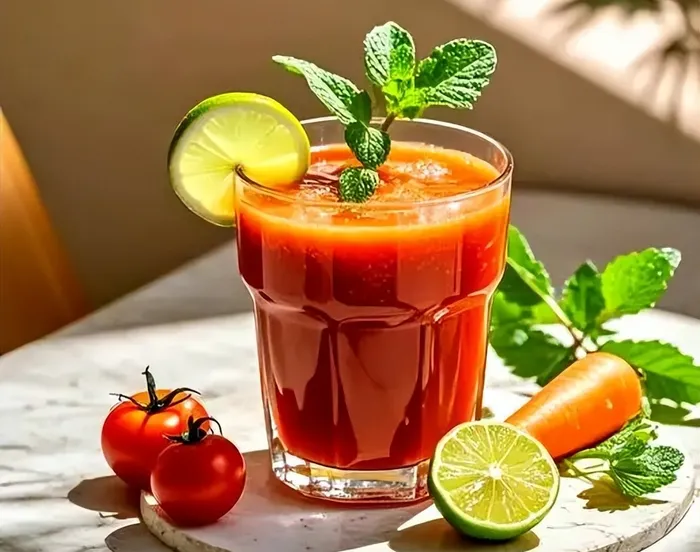 Cucumber, Carrot, and Lemon Juice Moisturizes Skin, Anti-aging, and Prevents Myopia