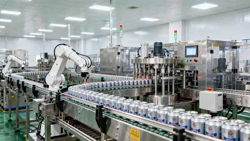 Hainan Laizhi's modern automated can filling production line has extremely high hourly capacity.