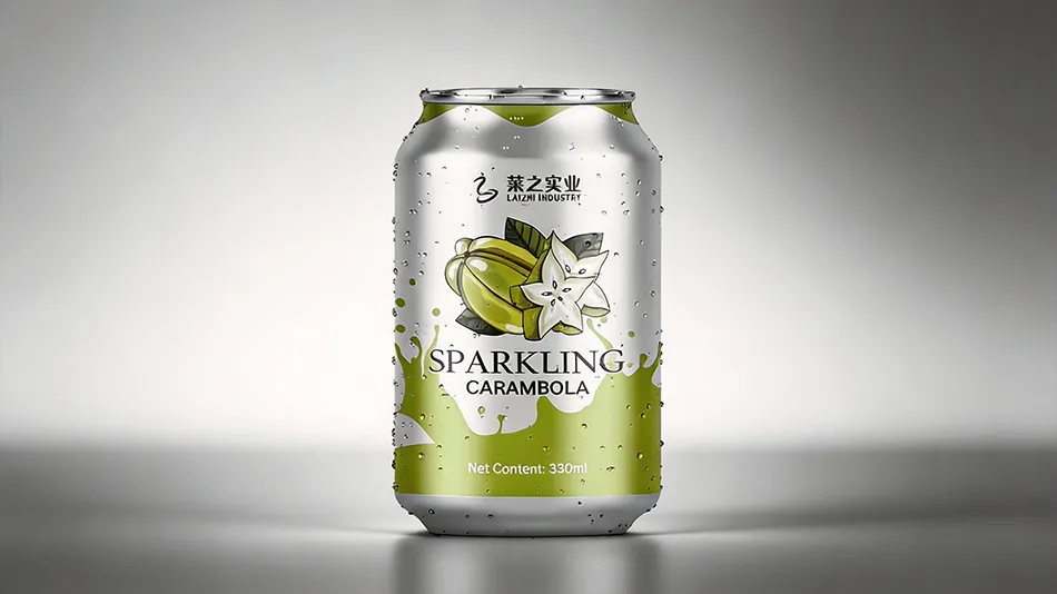 star fruit sparkling water 330ml can tropical beverage