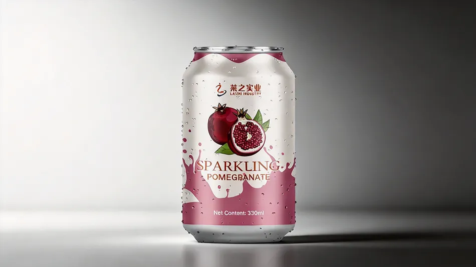 pomegranate sparkling water 330ml can