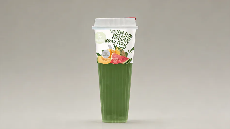 watermelon melon juice with jelly 550ml cup