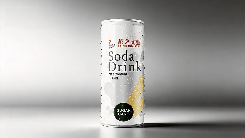 sugar cane sparkling water 330ml sleek can