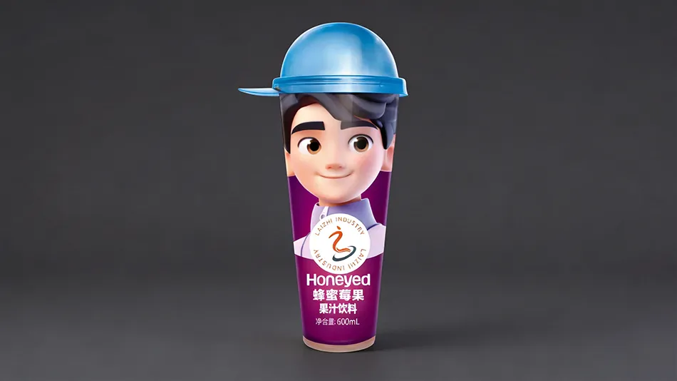 honey plum juice 600ml cup