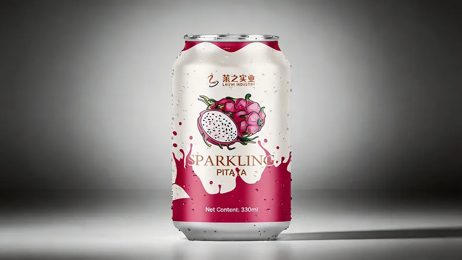 LaiZhi 330ml dragon fruit sparkling water aluminum can