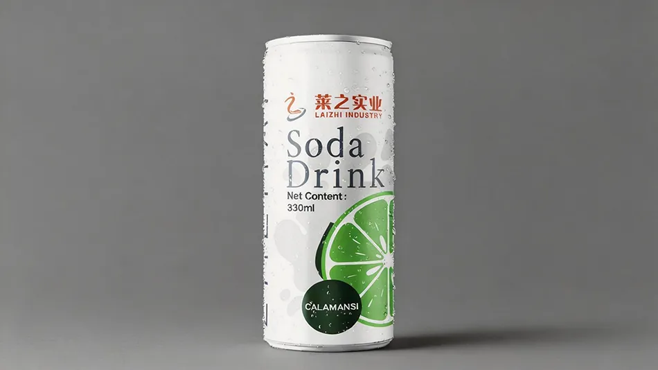 calamansi sparkling water 330ml sleek can
