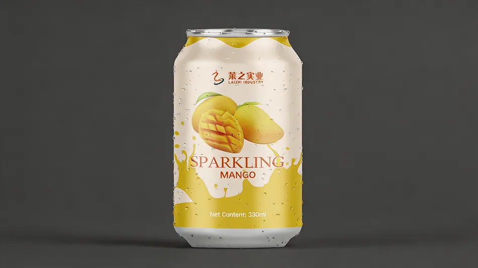 mango sparkling water 330ml can