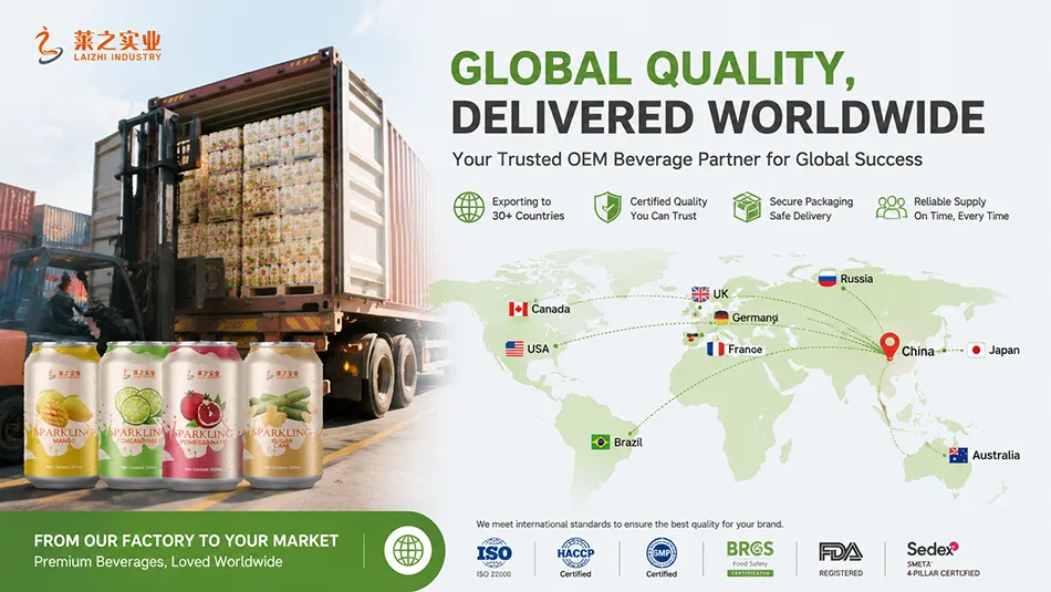 global sparkling water supplier and exporter