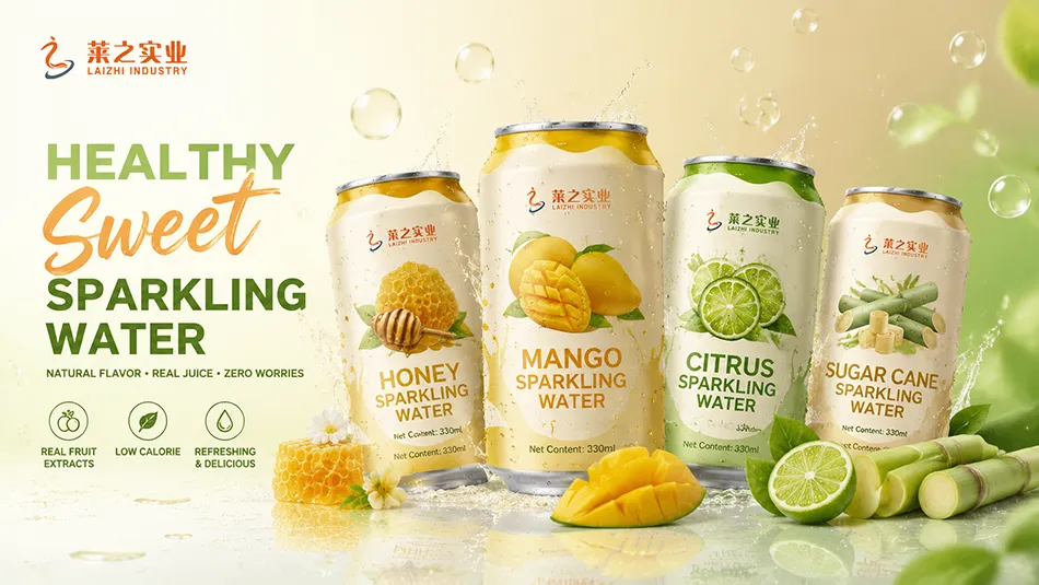 sweet sparkling water manufacturer with natural flavored beverages