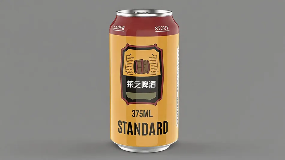 375ml canned lager craft beer