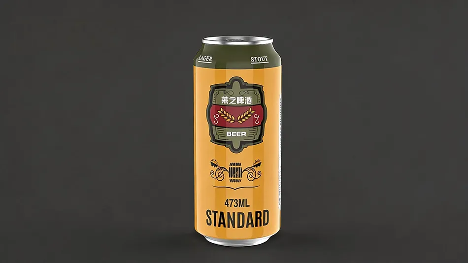 473ml canned lager craft beer in aluminum can