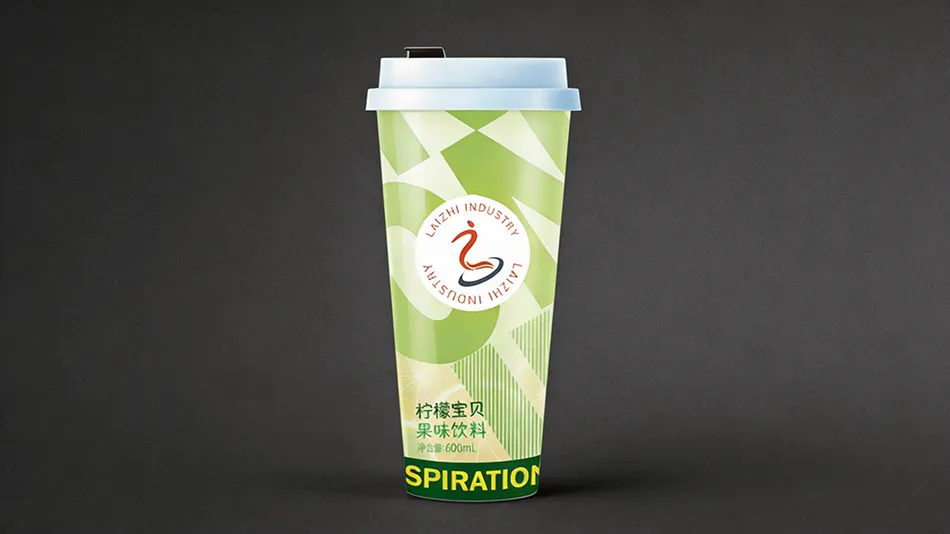600ml natural lemon juice drink cup