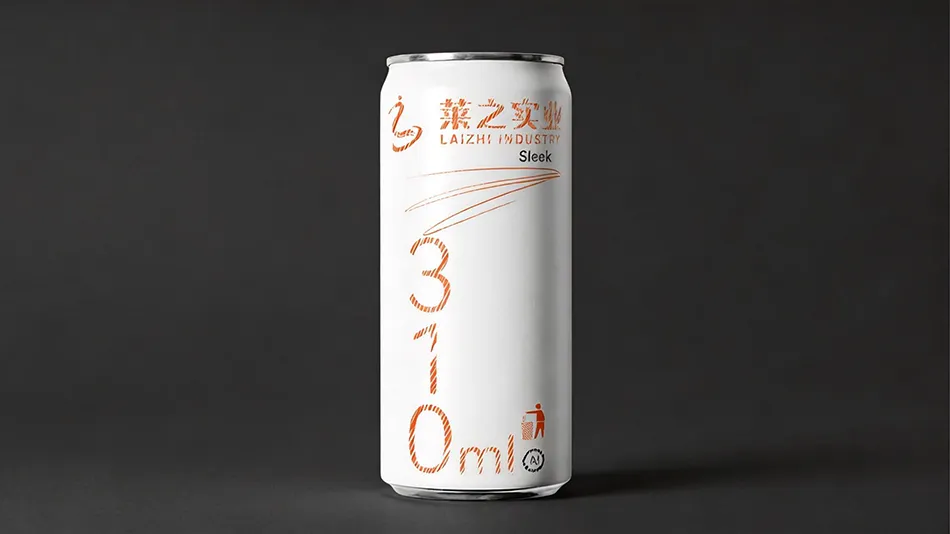 310ml sleek aluminum beverage can wholesale