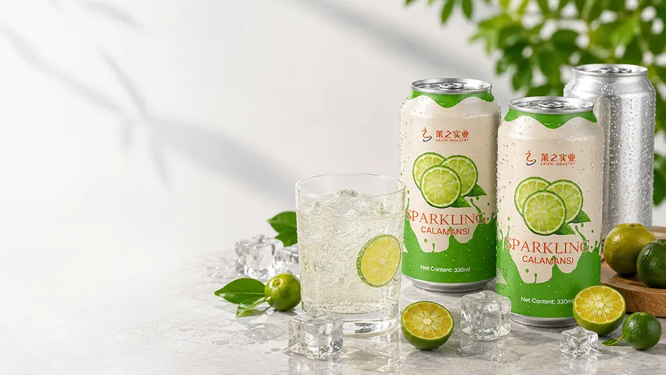 330ml Calamansi Sparkling Water canned beverage for an OEM project