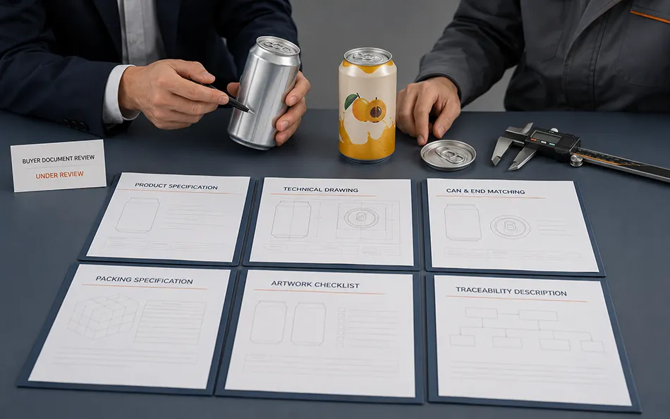 330ml Loquat Sparkling Water specification can drawing packing plan and traceability documents under buyer review