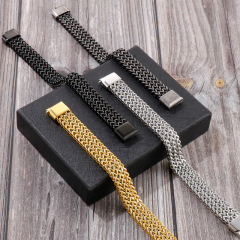 Fashion Men Stainless Steel Link Chain Bracelets