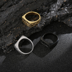 Fashion Punk Style Men Fine 316L Stainless Steel Retro Totem Charms Chain Bracelets