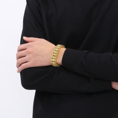 2026 Hot Fashion Fine 316L Stainless Steel Cool Men Thick Chain Bracelets