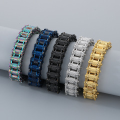 2026 Hot Fashion Fine 316L Stainless Steel Cool Men Thick Chain Bracelets