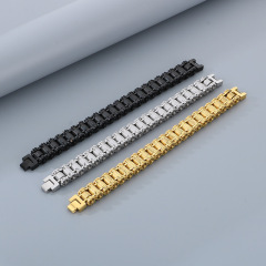 2026 Hot Fashion Fine 316L Stainless Steel Cool Men Thick Chain Bracelets