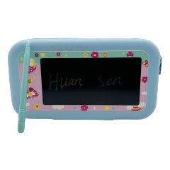 Silicone Smart hand-painted pencil case