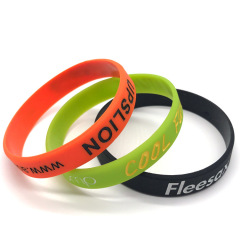Wristband/bracelet (debossed with color filling)