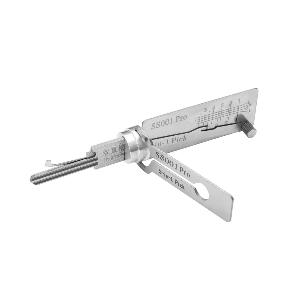 LISHI SS001 Pro Key Decoder and Pick Tools for Double Groove Door Lock-2
