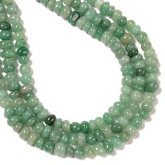 Green Aventurine Nuggets, Approx 6-8mm~8-10mm, 38cm/strand