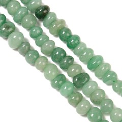 Green Aventurine Nuggets, Approx 6-8mm~8-10mm, 38cm/strand