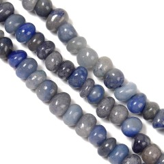 Blue Aventurine Nuggets, Approx 6-8mm~8-10mm, 38cm/strand
