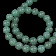 Green Aventurine Smooth Rounds, Approx 4-16mm, 38cm/strand