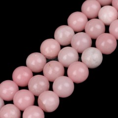Pink Opal Color Jasper Smooth Rounds, Approx 4-12mm, 38cm/strand