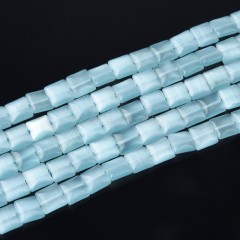 Cats Eye Squares, Approx 8mm, 38cm/strand