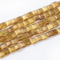 Cats Eye Squares, Approx 8mm, 38cm/strand