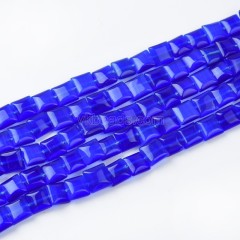 Cats Eye Squares, Approx 8mm, 38cm/strand