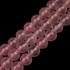 Red Cherry Quartz Smooth Round Beads Strands, Approx 4-14mm, 38cm/strand