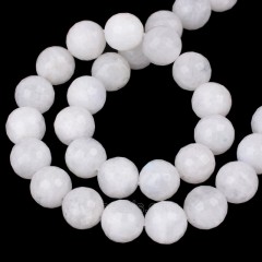 Blue Moonstone Faceted Round Beads Strands, 128 Facets, Approx 6-12mm, 38cm/strand