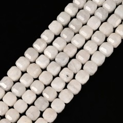 Blue Moonstone Faceted Cube Beads Strands, Approx 8-9mm, 38cm/strand