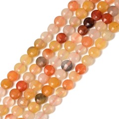 Quartzite Jade Faceted Flat Round Disc/Coin Beads Strands, Approx 4mm, 38cm/strand