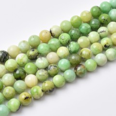 Chrysoprase Smooth Round Beads Strands, Approx 4-12mm, 38cm/strand
