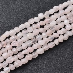 Rose Quartz Nugget Beads Strands, Approx 3-5mm, 38cm/strand
