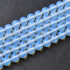 Opalite Smooth Round Beads Strands, Approx 4-16mm, 38cm/strand